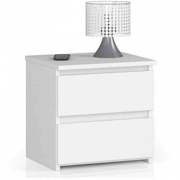 RAUMHIRSCH FURNITURE NOČNÍ STOLEK bílý 40/40/35