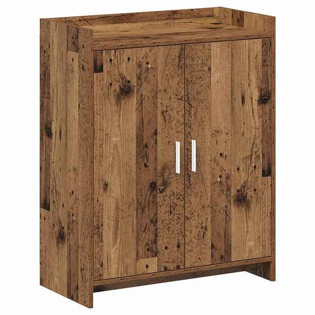 vidaXL Skříň na obuv Staré dřevo 73,5 x 36 x 92 cm Kompozitní dřevo