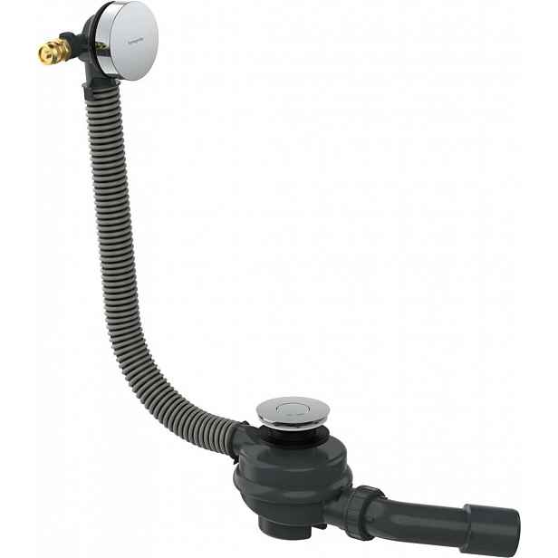 Hansgrohe Exafill - Vanová odtoková a přepadová souprava s napouštěním, Push-Open, chrom 58130000