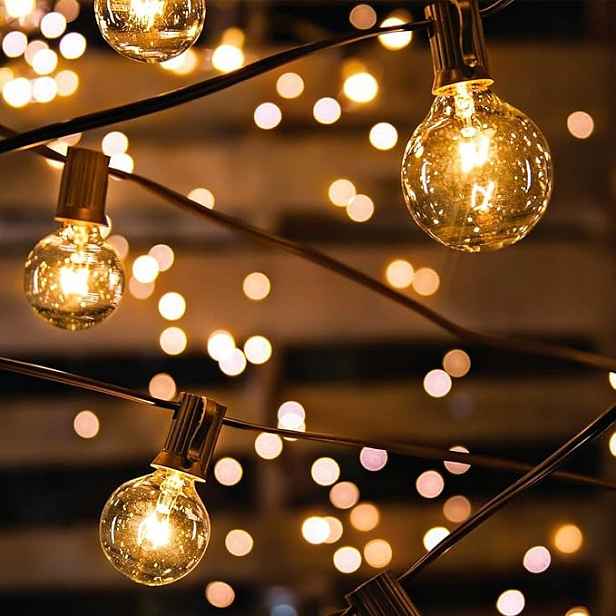 Led Světelný Řetěz 30 Led 19 M Teplá Bílá G40 IP44 8 Režimů