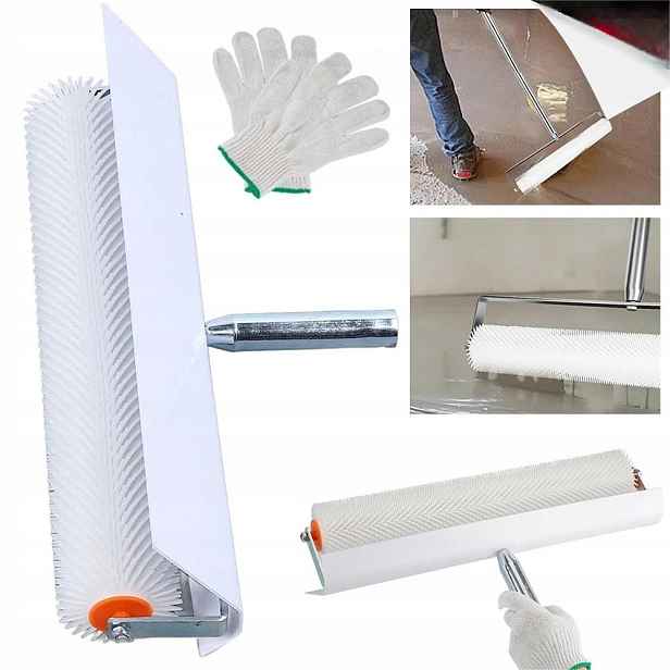 Váleček pro samonivelační potěry s krytem o šířce 50 cm, hroty 2 cm