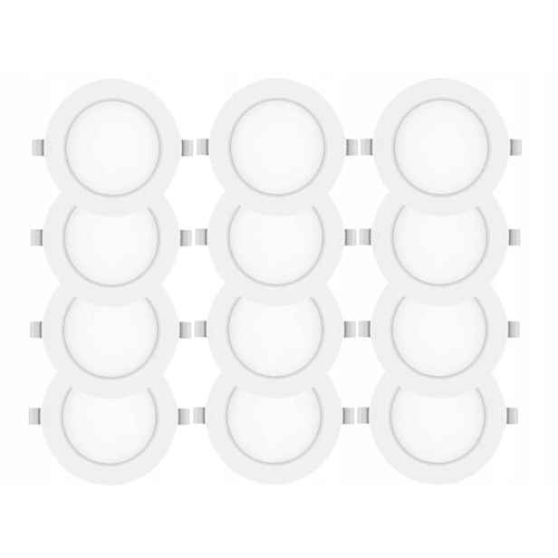 12x Lampička Panel Stropní Svítidlo Stropní Led 6W Svítidlo Slim pro závěsný strop