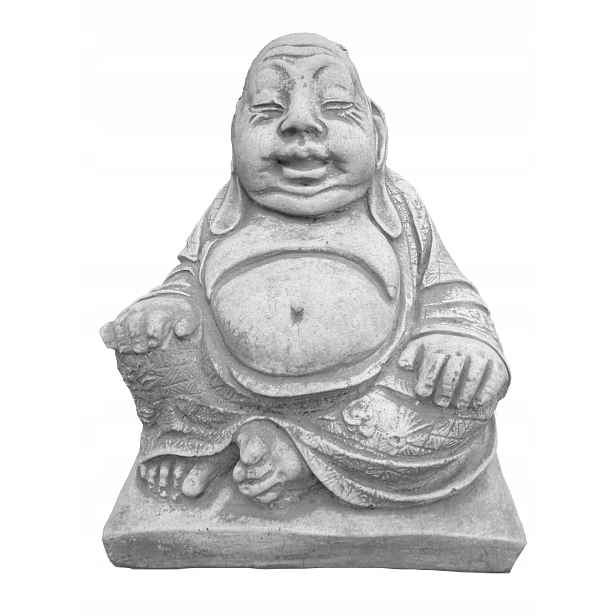 Budda Figura Betonová socha sedící Buddha 4kg 20 cm ozdoba do zahrady