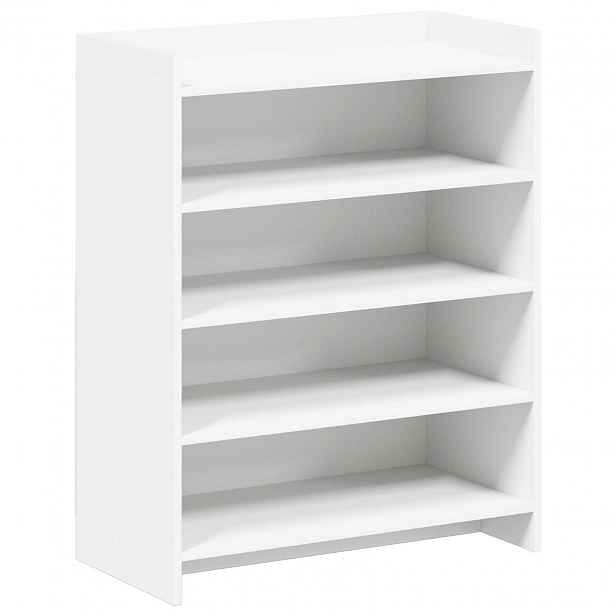 vidaXL Skříň na obuv Bílá 73,5 x 36 x 92 cm Kompozitní dřevo