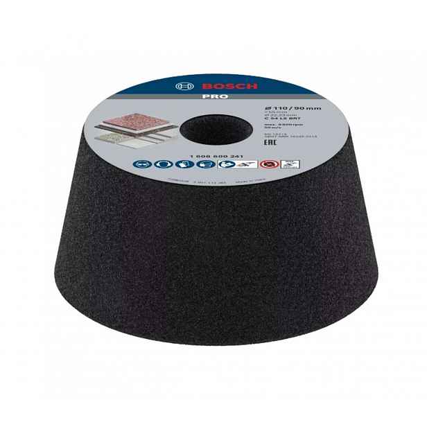 Bosch - Brusný kužel na beton, P60, 110/90x22,23 mm 1608600241