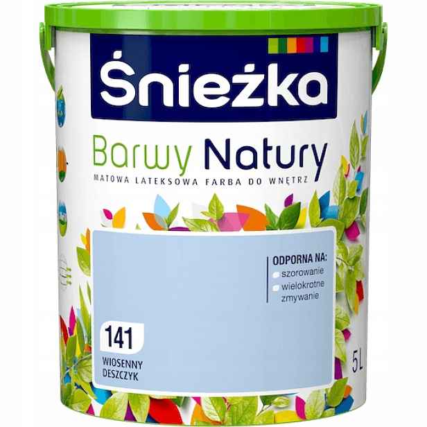 Barva na stěny Barvy přírody 5 l 141 Jarní déšť