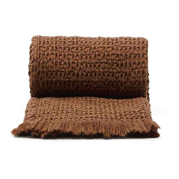 Hnědá deka 130x170 cm Nulina – Kave Home