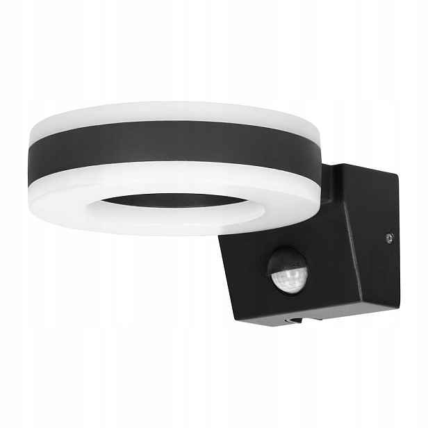 Howlit Led 20W, zahradní svítidlo s pohybovým senzorem 1800lm IP65 4000K, černé