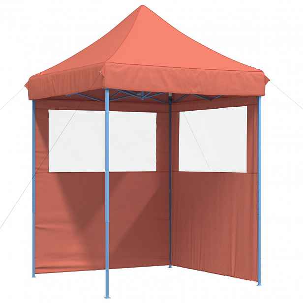 vidaXL Party Stan 200 x 200 x 306 cm Cihlová Oxford látka