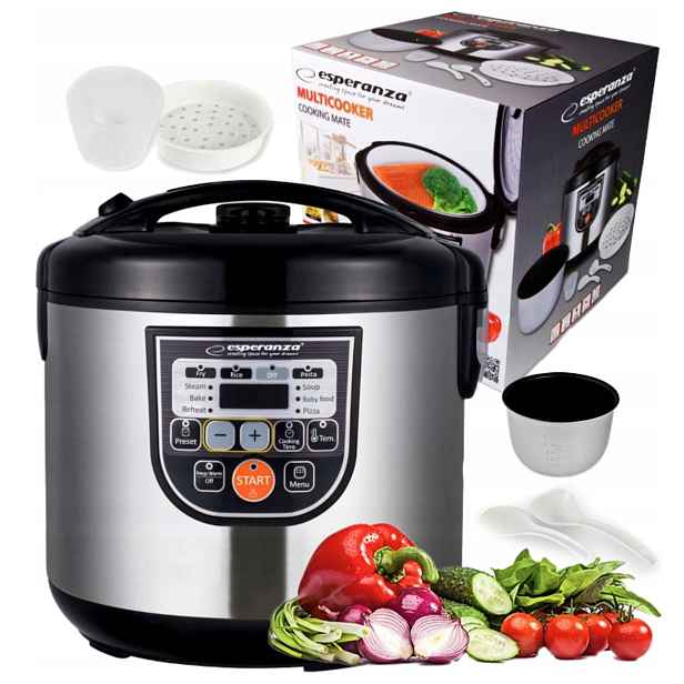 Multicooker Tlakový Hrnec Hrnec 11 Funkcí Esperanza EKG011 860W
