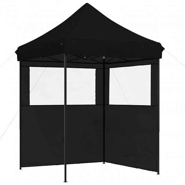 vidaXL Party Stan 200 x 200 x 306 cm Černá Oxford látka
