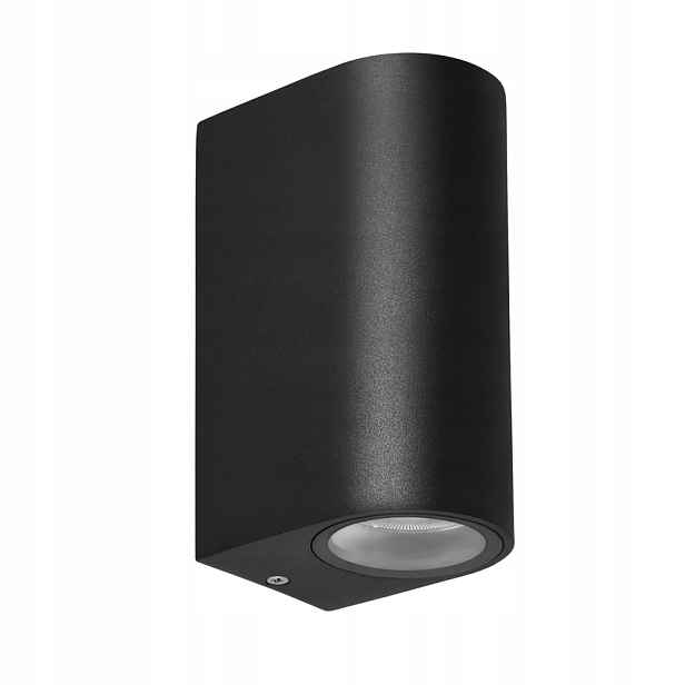 Candellux Lobelia Zahradní lampa Venkovní nástěnné svítidlo Černá 2xGU10 35W