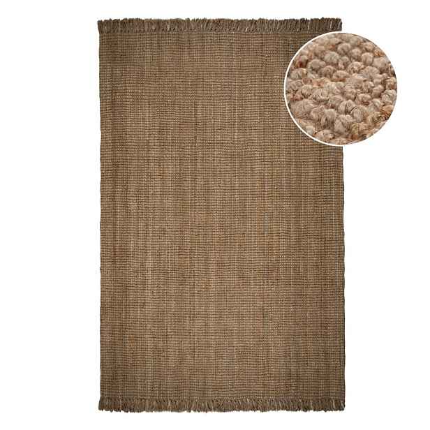 Jutový koberec v přírodní barvě 240x340 cm Jute Boucle – Flair Rugs