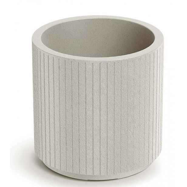 Květináč Ethick Coro Round Ø40 x 40 x 36 cm pískový TCR40-101GR
