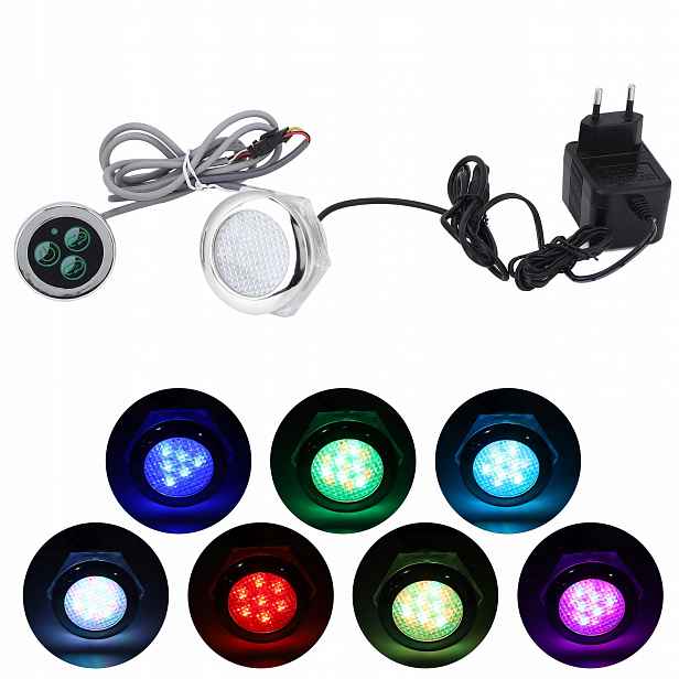 Led Lampa Do Bazénu Vodotěsná, Podvodní Osvětlení, Barevná