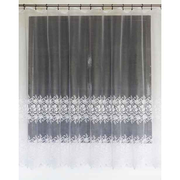 Mg Záclona 618/152 Bílá 350x180 cm Hotová S Páskou M