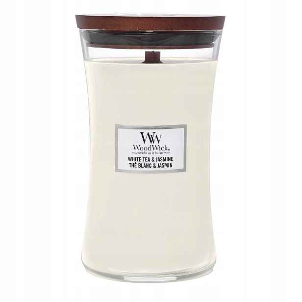 WoodWick velká White Tea & Jasmine