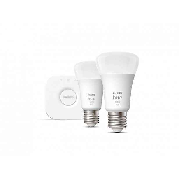 Philips Hue - Chytrá sada se 2 žárovkami a můstkem Bridge 929002469201