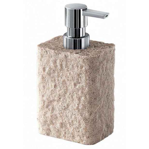 Sapho Gedy Aries - Dávkovač mýdla na postavení, 350 ml, béžový kámen AR8003