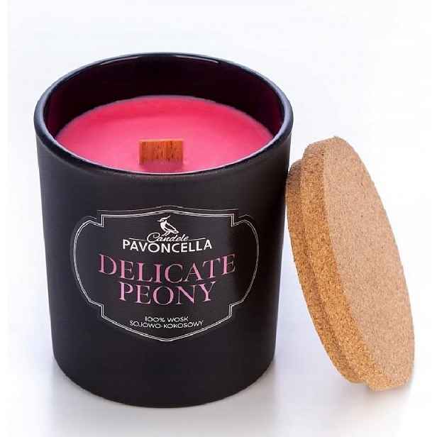 Vonná sójová svíčka volně stojící do pokoje Dárek Svíčka Peony c
