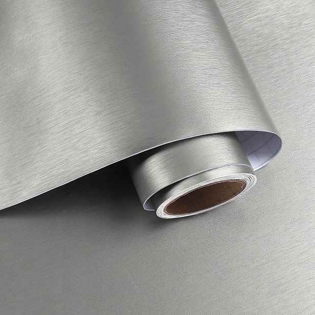 Fólie samolepicí VaryPaper inox stříbrná 40x800 cm na nábytek a domácí spotřebiče