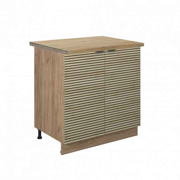 Vicco SKŘÍŇKA POD DŘEZ Fame-Line Dubový panel 80 cm , PD Dub