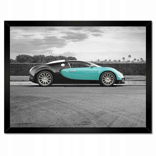 Plakáty v rámu 40x30 Bugatti Sportovní vůz