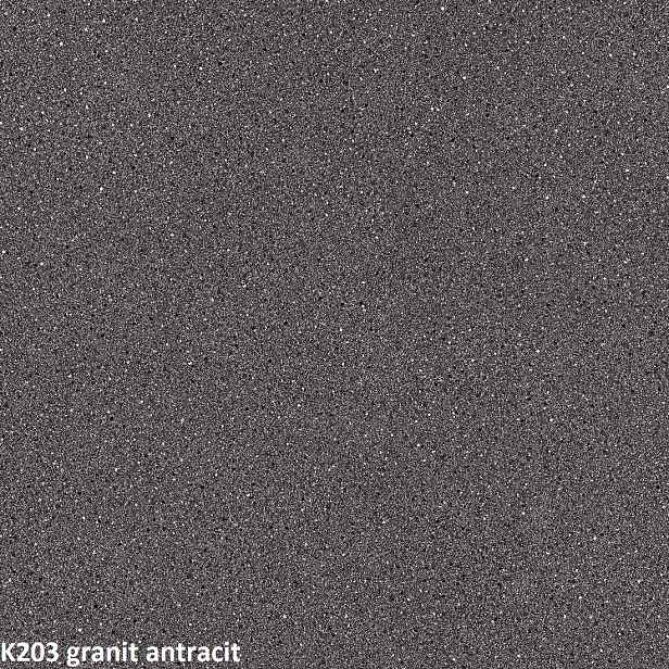 ArtExt Pracovní deska - 38 mm 38 mm: Anthracite Granite K 203 PE