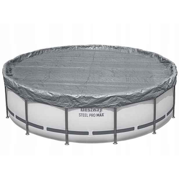 Bestway 58951 Round Premium Pool Cover Krycí Plachta na Bazén Rámový 457 cm