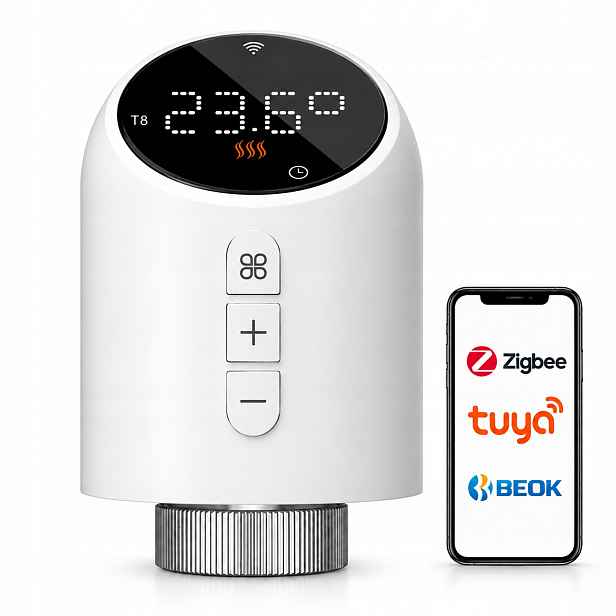 Termostatická Kartuše Pro Radiátor Zigbee Tuya Smart Termostat M30x1,5