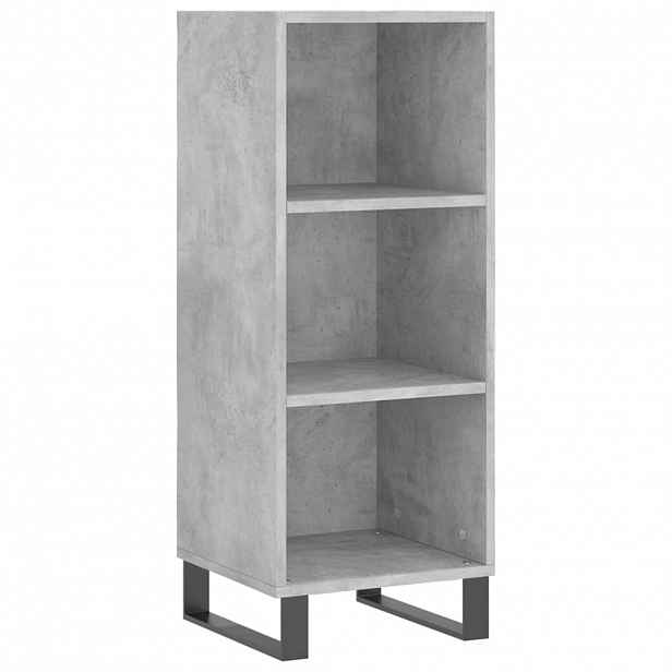 vidaXL Příborník betonově šedý 34,5 x 32,5 x 90 cm kompozitní dřevo