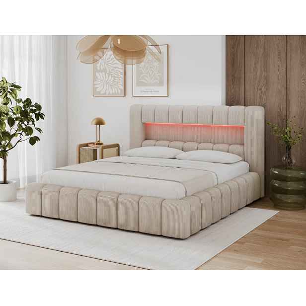Postel Lamica 180x200 + Dřevěný rám/Standardní zdvih/kontejner