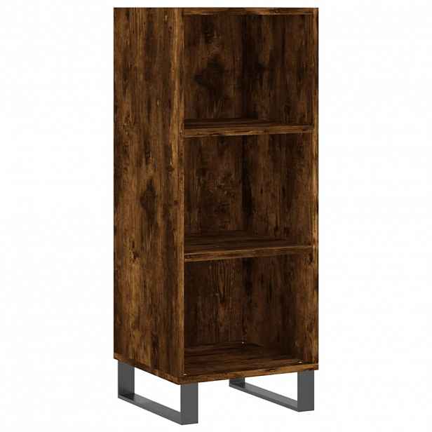 vidaXL Příborník kouřový dub 34,5 x 32,5 x 90 cm kompozitní dřevo