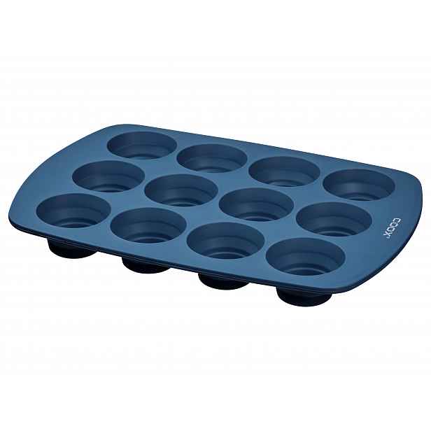 Coox Silikonová forma na muffiny (modrá)