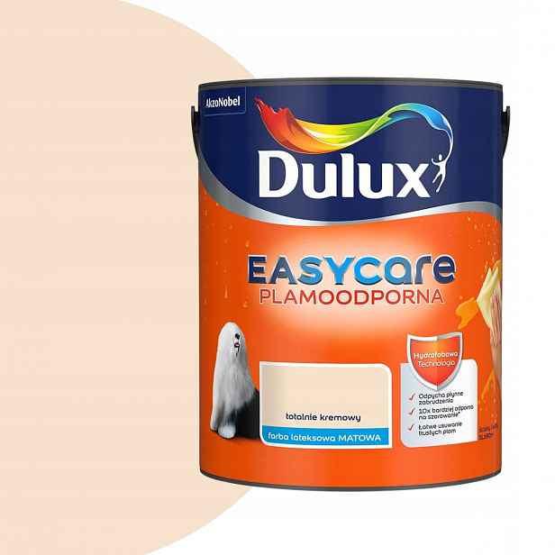 Dulux Easycare Barva odolná vůči skvrnám 5L Úplně krémová