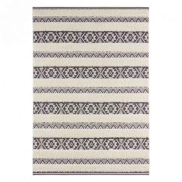 Krémově černý koberec Mint Rugs Temara, 80 x 150 cm