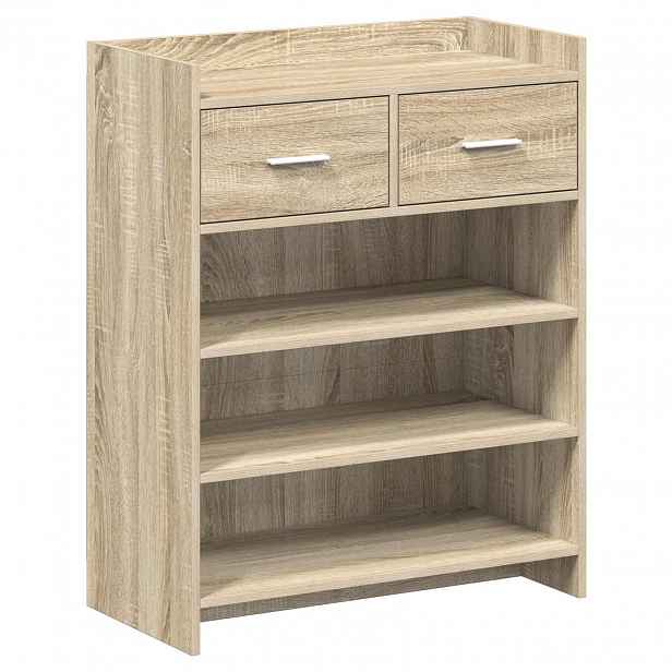 vidaXL Skříň na obuv 73,5 x 36 x 92 cm Kompozitní dřevo Dub sonoma