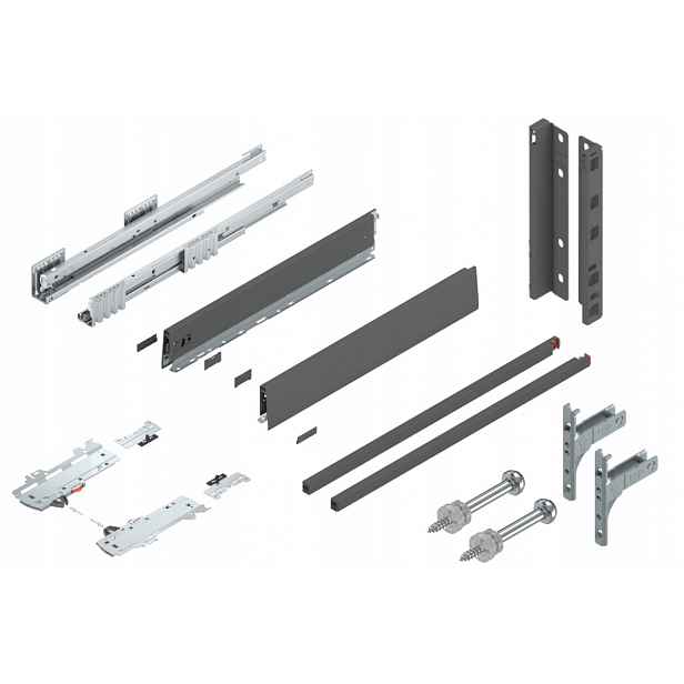Blum Šuplík Merivobox 550 Vysoká E Tip-On Antr 70 kg