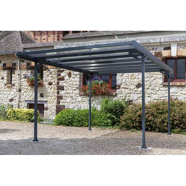 Kovový přístřešek / carport 297 x 494 cm Dekorhome