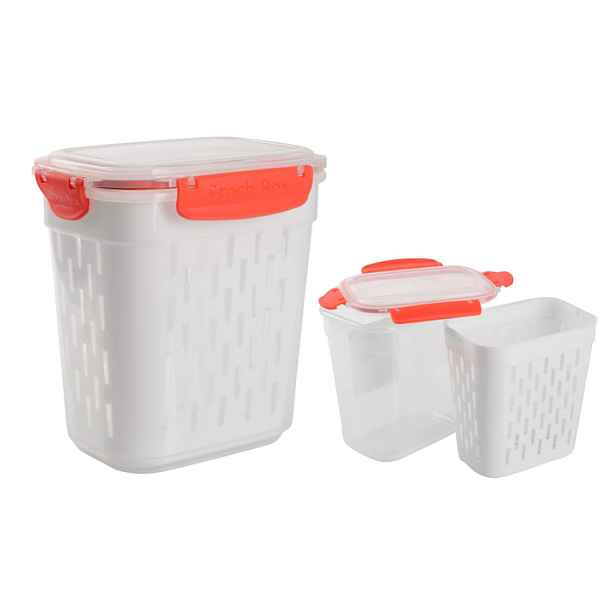PROHOME - Dóza 2l s cedníkem a víkem s klipy