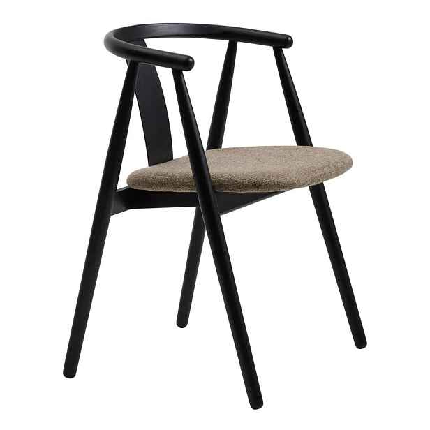 Černo-béžová jídelní židle Relate – Unique Furniture