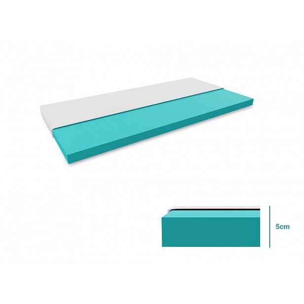 Matrace do postýlky Basic bílá 60 x 120 cm Ochrana matrace: BEZ matracového chrániče