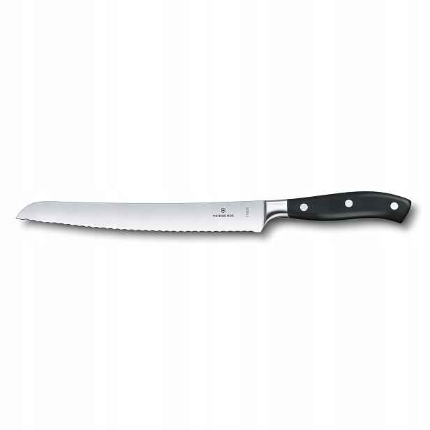 Nůž na pečivo Victorinox Grand Maitre 23 cm černý kovaný