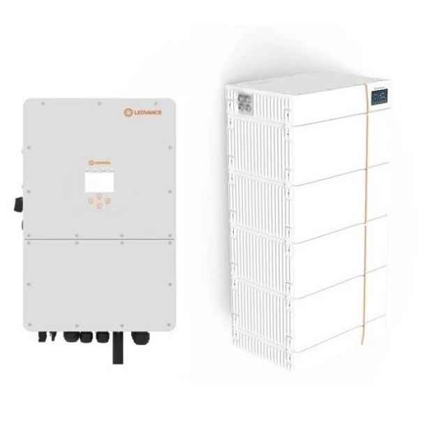 Set hybridního střídače Ledvance LHT-12K F1 a baterií LES-HV12 kWh F1