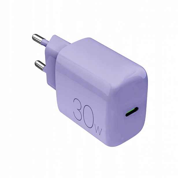 Síťová nabíječka Usb-c Pro Lite 30W fialová