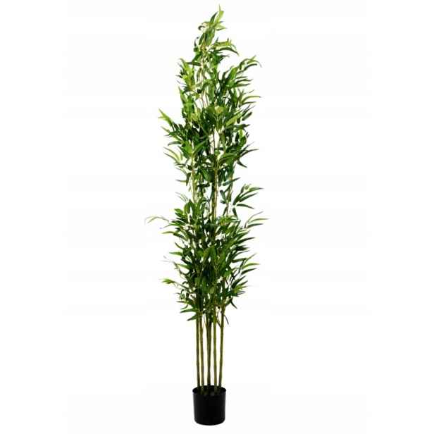 Umělý bambusový strom v květináči Výška 120 cm Relaxdays