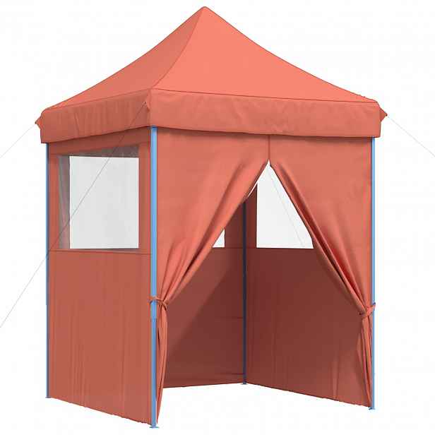 vidaXL Party Stan 200 x 200 x 306 cm Cihlová Oxford látka