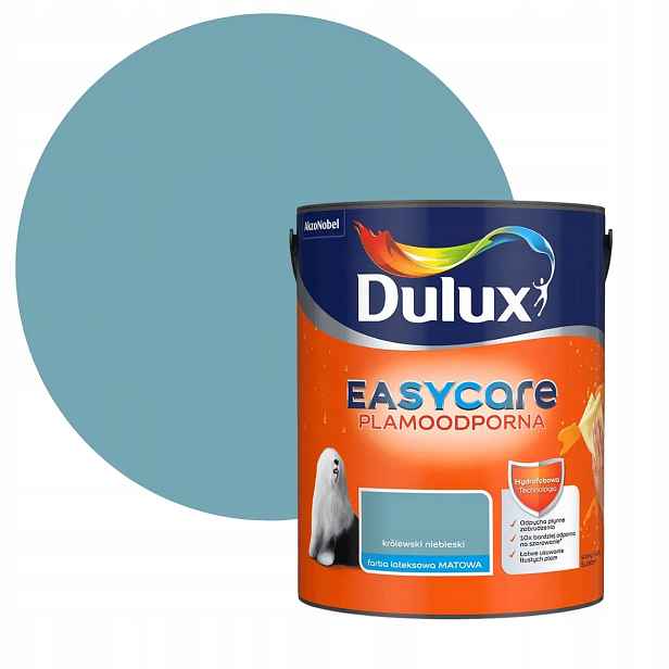 Dulux Easycare Barva Odolná Vůči Skvrnám Královská modrá 5L