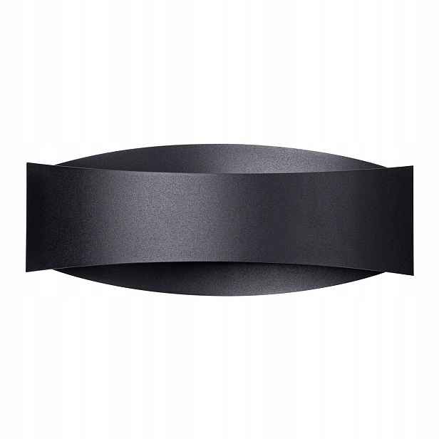 Nástěnné svítidlo Sollux minimalistické geometrické černé kovové nahoru dolů