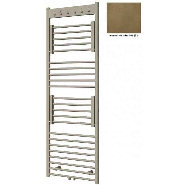 Radiátor ISAN Flexi s háčky 113,5x60 cm mosaz metalíza DFLH11350600MO